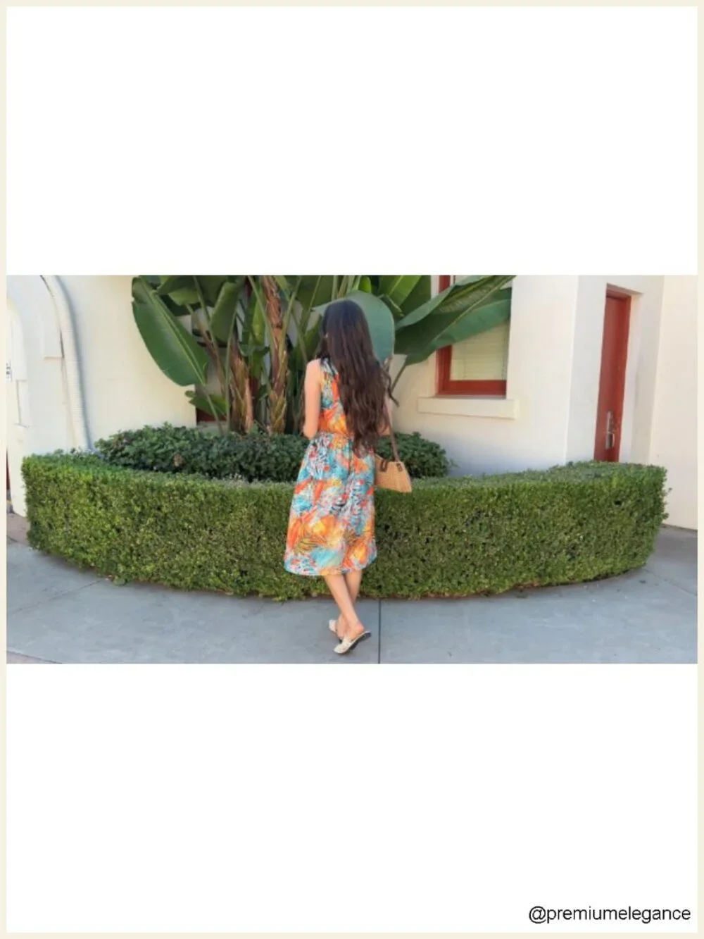 Women's Sleeveless Floral Midi Dress with Pockets, A-Line Casual Summer Tank